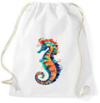 printfashion Színes csikóhal - Sportzsák, Tornazsák - Fehér (13907584)