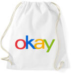 printfashion OKAY - Sportzsák, Tornazsák - Fehér (1086096)