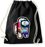 printfashion Among Us - Cuki Bagoly - Sportzsák, Tornazsák - Fekete (5786639)