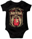 printfashion Gitár - Baba Body - Fekete (13733218)