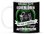 printfashion Autófényezők születésnapja - Bögre - Fekete (994877)
