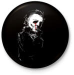printfashion Michael Myers - Kitűző, hűtőmágnes - Fekete (5559867)