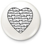 printfashion cute-panda-pattern- - Kitűző, hűtőmágnes - Fehér (4878781)
