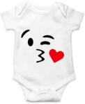printfashion Csókos smile - Baba Body - Fehér (1332183)