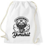 printfashion Csak egy igazi úriember hajt Yamahát - Sportzsák, Tornazsák - Fehér (4337680)