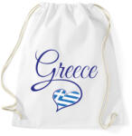 printfashion I love greece - Sportzsák, Tornazsák - Fehér (4255258)