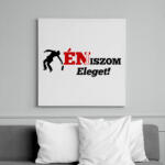 printfashion Én sosem iszom eleget - Vászonkép - Fehér (6625369)