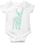 printfashion Elektroszarvas - Baba Body - Fehér (1327624)