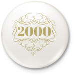 printfashion 2000 - Kitűző, hűtőmágnes - Fehér (4462054)