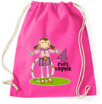 printfashion 4 éves vagyok" kislányoknak - Sportzsák, Tornazsák - Fukszia (13457378)