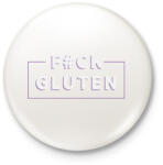 printfashion fcuk-gluten-white-purple - Kitűző, hűtőmágnes - Fehér (3077428)