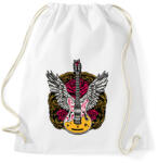 printfashion Angyali gitár - Sportzsák, Tornazsák - Fehér (14951087)