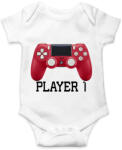 printfashion Player 1 PS4 páros póló - Baba Body - Fehér (2190073)