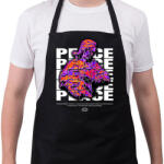printfashion Streetwear peace - Kötény - Fekete (14432896)