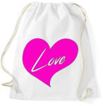 printfashion Love - Sportzsák, Tornazsák - Fehér (11681212)