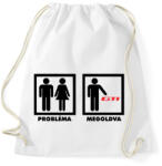 printfashion VW Problem Solved - Sportzsák, Tornazsák - Fehér (1687249)