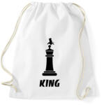 printfashion CHESS KING - Sportzsák, Tornazsák - Fehér (1604268)