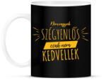 printfashion Nem vagyok szégyenlős - Bögre - Fekete (7522477)