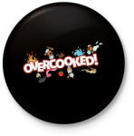 printfashion Overcooked - Kitűző, hűtőmágnes - Fekete (14759114)
