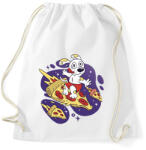 printfashion Pizza szörf - Sportzsák, Tornazsák - Fehér (11842688)