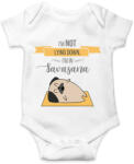 printfashion Savasana - kutya - Baba Body - Fehér (14489934)