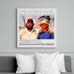 printfashion Bud Spencer és Terence Hill - Vászonkép - Fehér (11973326)