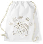 printfashion Mystic space 2 - Sportzsák, Tornazsák - Fehér (6275052)