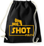 printfashion ME SHOT FIRST - Sportzsák, Tornazsák - Fekete (1812447)