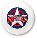 printfashion LEGJOBBANYUKA - Kitűző, hűtőmágnes - Fehér (10817119)