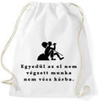 printfashion el nem végzett munka - Sportzsák, Tornazsák - Fehér (1592617)