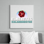 printfashion Elmebeteg Kalandmester - Vászonkép - Fehér (6638253)