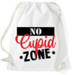 printfashion No Cupid zone - Sportzsák, Tornazsák - Fehér (7282453)