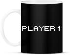 printfashion PLAYER 1 - Bögre - Fekete (795057)