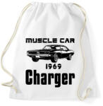 printfashion muscle car 1969 charger - Sportzsák, Tornazsák - Fehér (13330011)
