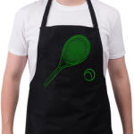 printfashion Tennis - Kötény - Fekete (4934802)