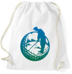 printfashion Golfozó férfi - Sportzsák, Tornazsák - Fehér (15844010)