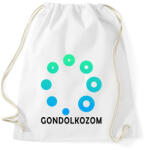 printfashion Gondolkozom - Sportzsák, Tornazsák - Fehér (2266810)