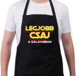 printfashion LEGJOBB CSAJ A GALAXISBAN - Kötény - Fekete (11564375)