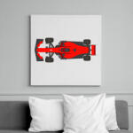 printfashion F1 Ferrari - Vászonkép - Fehér (13971613)