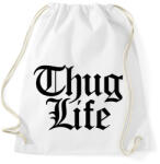 printfashion Thug Life - Sportzsák, Tornazsák - Fehér (2517552)