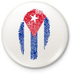 printfashion cuba - Kitűző, hűtőmágnes - Fehér (12586163)