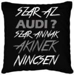 printfashion Audi - Párnahuzat, Díszpárnahuzat - Fekete (13231527)