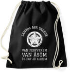 printfashion LÁNYOS APA 2 - Sportzsák, Tornazsák - Fekete (10801659)