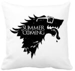printfashion Summer is Coming black - Párnahuzat, Díszpárnahuzat - Fehér (1504676)