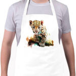 printfashion leopárd - Kötény - Fehér (16203227)