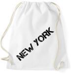 printfashion New York - Sportzsák, Tornazsák - Fehér (4382331)