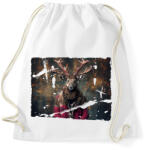 printfashion Karácsonyi rénszarvas - Sportzsák, Tornazsák - Fehér (14724395)