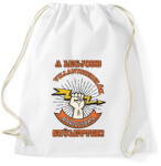 printfashion Villanyszerelő március - Sportzsák, Tornazsák - Fehér (11406971)