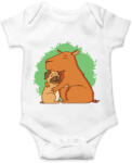 printfashion Capybara és mopsz - Baba Body - Fehér (13651278)