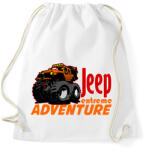 printfashion jeep extreme1 - Sportzsák, Tornazsák - Fehér (6877501)
